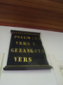 10-09-2022, Oude liturgiebord in de consistorie.